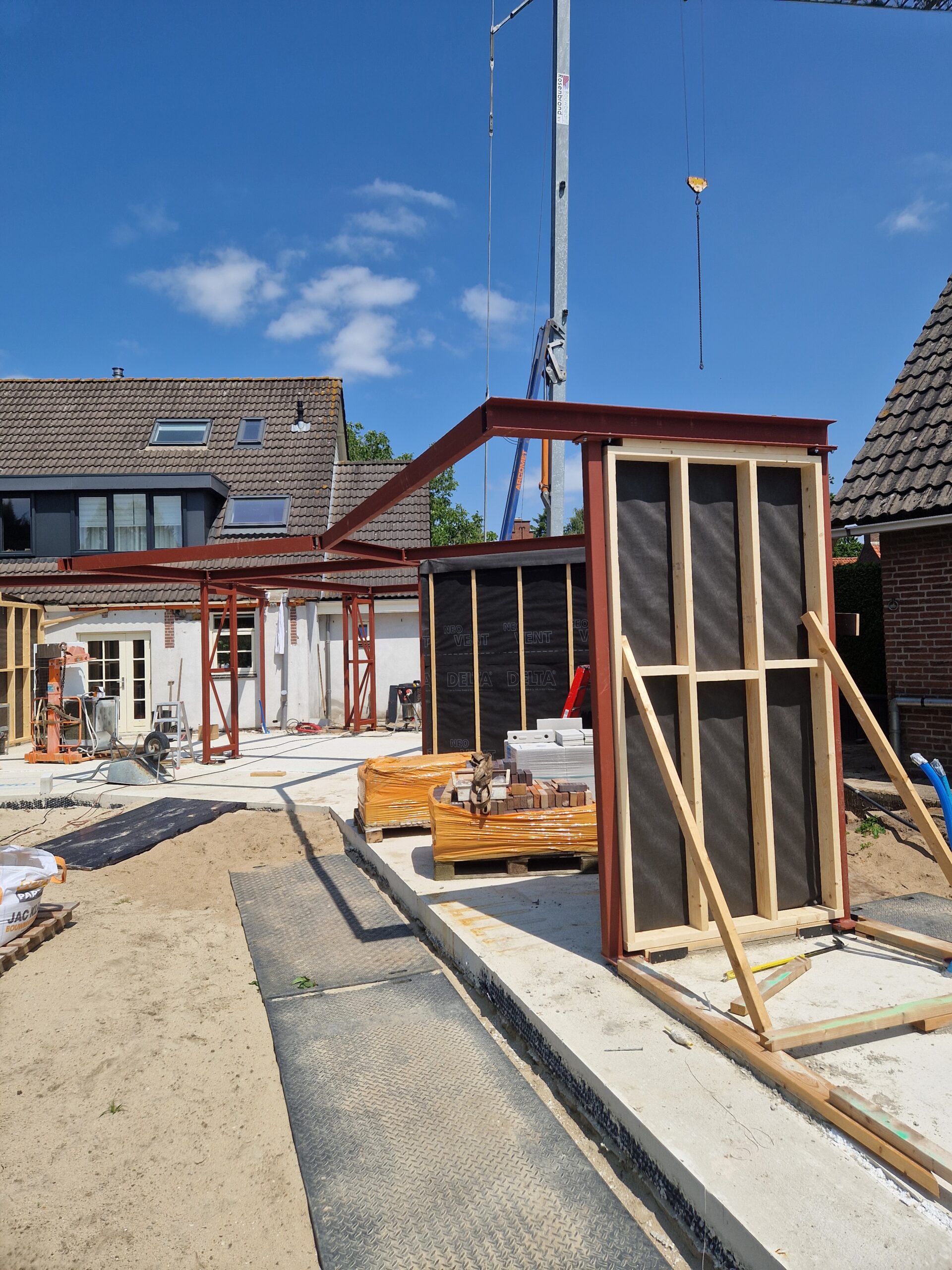 Constructie uitbouw Drongelen Constructie uitbouw Drongelen scaled